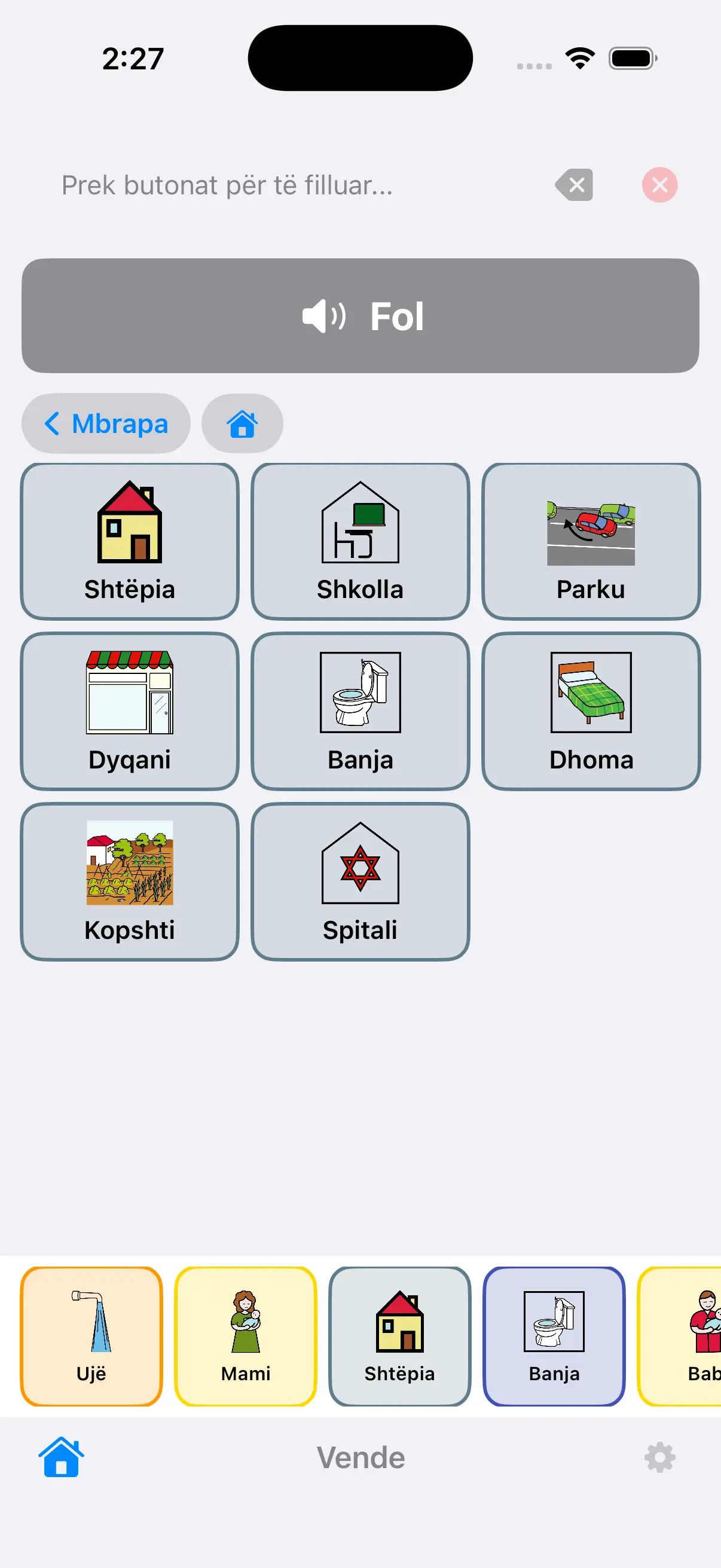 FolAACi usage reports showing daily activity and most used buttons
